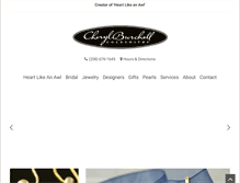 Tablet Screenshot of cherylburchellgoldsmiths.com